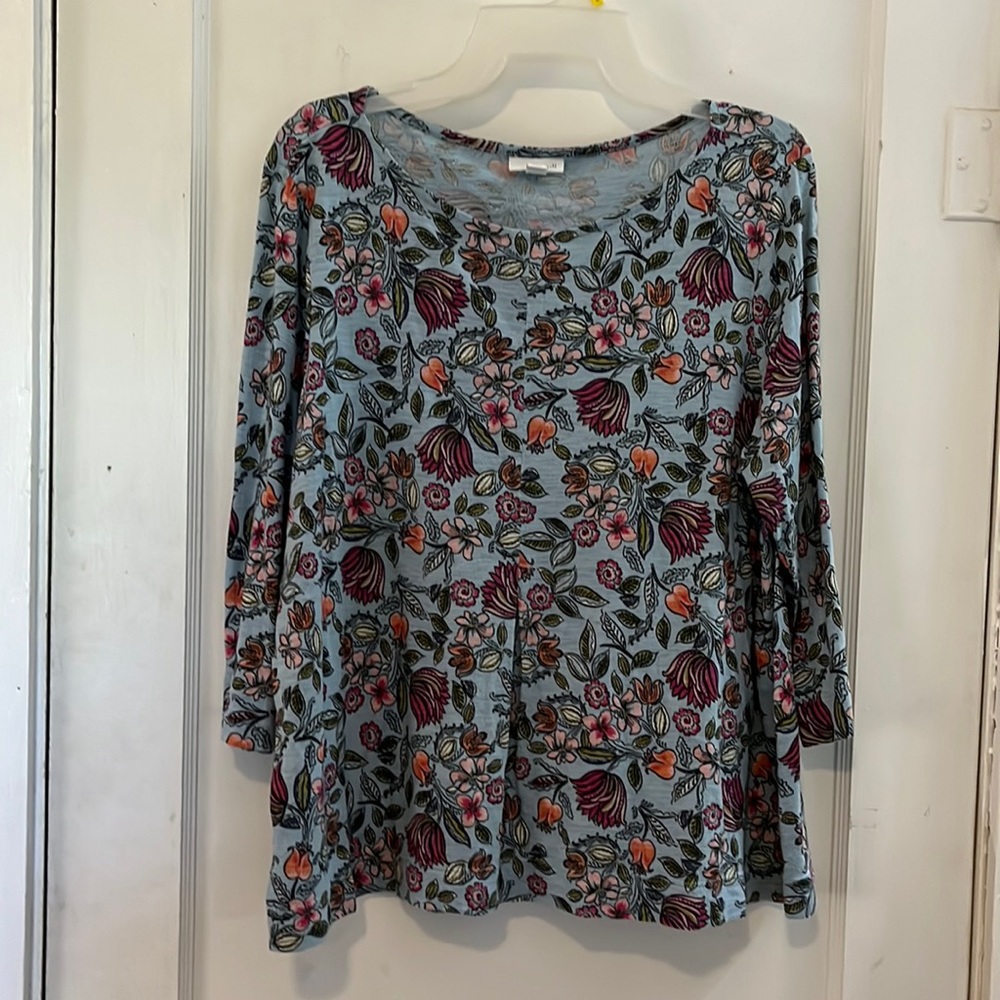 J Jill Floral print top